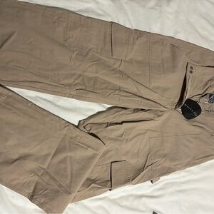 White Fox Tan Cargo Pants